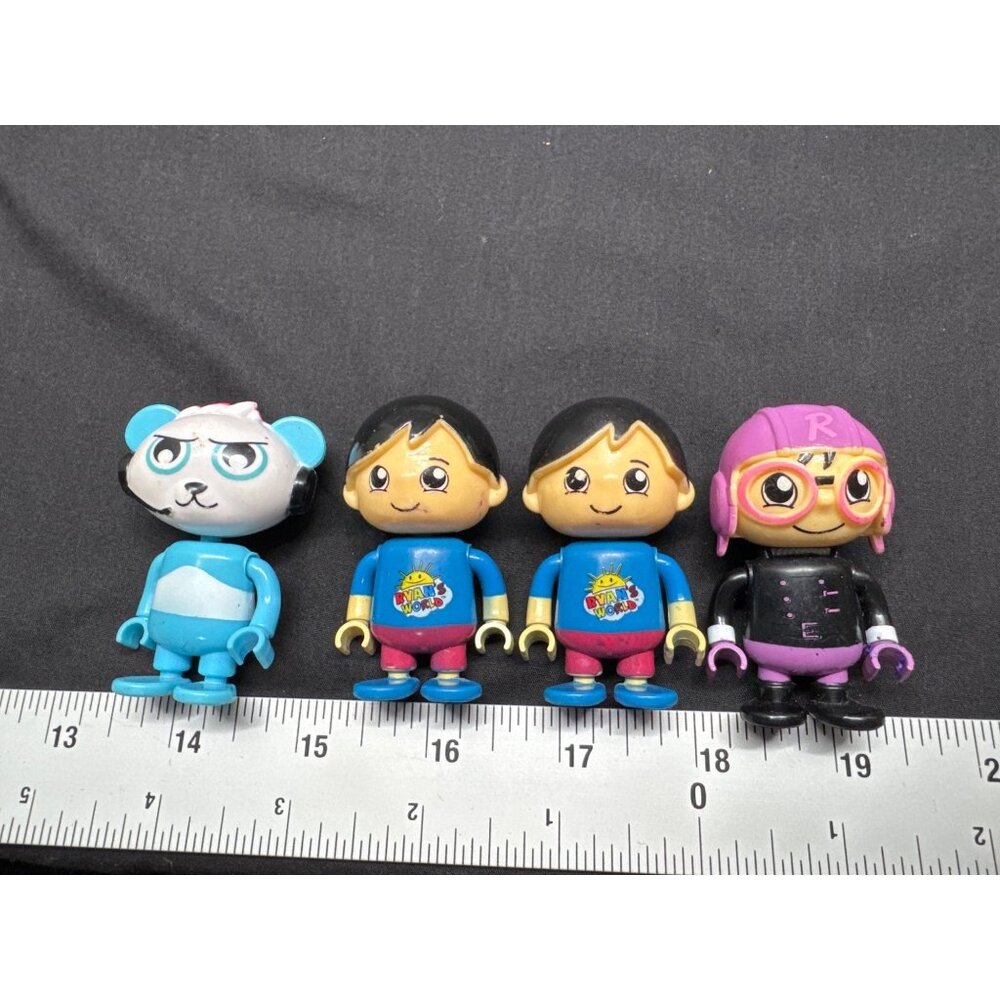 Ryans World Toy Figures Set Of 4 - Collectible Kids Toys By Forever Clever